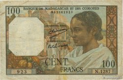 100 Francs MADAGASCAR 1950 P.046a