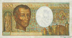 200 Francs MONTESQUIEU FRANCE 1981 F.70.01A1 TB