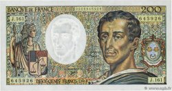 200 Francs MONTESQUIEU Modifié FRANCE 1994 F.70/2.01 NEUF
