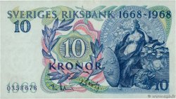 10 Kronor Commémoratif SUÈDE 1968 P.56a pr.SPL