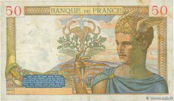 50 Francs CÉRÈS modifié FRANCE 1940 F.18.42 TTB