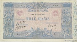 1000 Francs BLEU ET ROSE FRANCE 1925 F.36.41 TB
