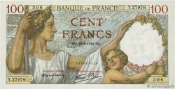 100 Francs SULLY FRANCE 1942 F.26.65 pr.NEUF