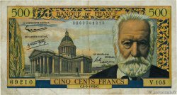 500 Francs VICTOR HUGO FRANCE 1958 F.35.10 TB