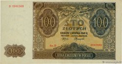 100 Zlotych POLOGNE 1941 P.103 TTB