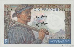 10 Francs MINEUR FRANCE 1942 F.08.04