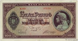 100 Pengö HONGRIE 1945 P.111b TB