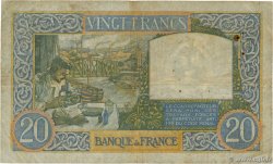 20 Francs TRAVAIL ET SCIENCE FRANCE 1941 F.12.13 B+