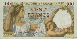 100 Francs SULLY FRANCE 1941 F.26.60 TTB+