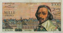 1000 Francs RICHELIEU FRANCE 1955 F.42.11 TB