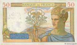50 Francs CÉRÈS modifié FRANCE 1939 F.18.24 TTB