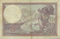 5 Francs FEMME CASQUÉE FRANCE 1921 F.03.05 TB
