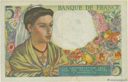 5 Francs BERGER FRANCE 1943 F.05.03 TTB