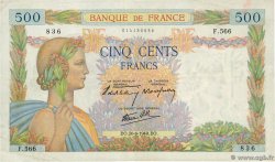 500 Francs LA PAIX FRANCE 1940 F.32.03