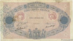 500 Francs BLEU ET ROSE FRANCE  1926 F.30.29