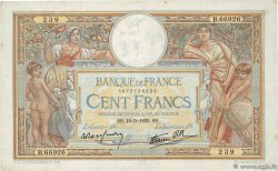 100 Francs LUC OLIVIER MERSON type modifié FRANCE 1939 F.25.47 pr.TTB