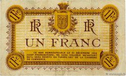 1 Franc FRANCE régionalisme et divers Narbonne 1915 JP.089.02 pr.TB