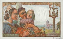 20 Francs PÊCHEUR FRANCE 1942 F.13.04 pr.SPL