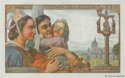 20 Francs PÊCHEUR FRANCE  1943 F.13.07 pr.NEUF