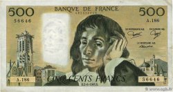 500 Francs PASCAL FRANCE 1983 F.71.29