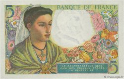 5 Francs BERGER FRANCE 1943 F.05.04 NEUF