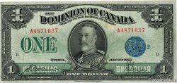 1 Dollar CANADA  1923 P.033h F