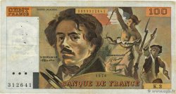 100 Francs DELACROIX FRANCE  1978 F.68.03 TB