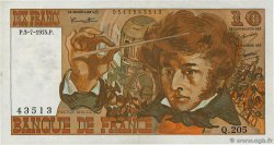 10 Francs BERLIOZ FRANCE  1975 F.63.11 VF