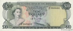 10 Dollars BAHAMAS  1965 P.38a