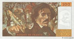 100 Francs DELACROIX modifié FRANCE 1986 F.69.10 SPL+