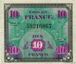 10 Francs DRAPEAU FRANCE 1944 VF.18.01 TB+