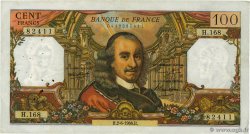 100 Francs CORNEILLE FRANCE 1966 F.65.13 pr.TTB