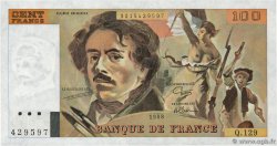 100 Francs DELACROIX modifié FRANCE 1988 F.69.12 NEUF