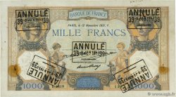1000 Francs CÉRÈS ET MERCURE Annulé FRANCE 1931 F.37.06 TB