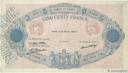 500 Francs BLEU ET ROSE FRANCE 1932 F.30.35 TB+