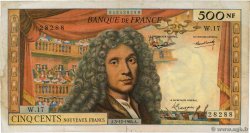 500 Nouveaux Francs MOLIÈRE FRANCE  1964 F.60.07 B+
