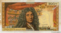 500 Nouveaux Francs MOLIÈRE FRANCE 1965 F.60.08