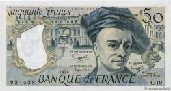 50 Francs QUENTIN DE LA TOUR FRANCE  1980 F.67.06 AU-