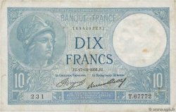 10 Francs MINERVE FRANCE 1936 F.06.17