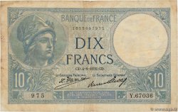 10 Francs MINERVE FRANCE 1932 F.06.16