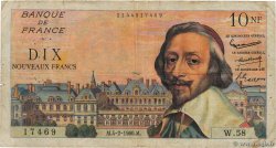 10 Nouveaux Francs RICHELIEU FRANCE 1960 F.57.05