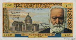 5 Nouveaux Francs VICTOR HUGO FRANCE 1962 F.56.11