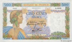 500 Francs LA PAIX FRANCE 1941 F.32.13
