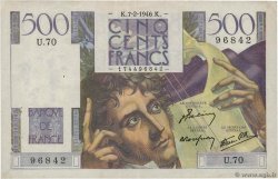 500 Francs CHATEAUBRIAND FRANCE 1946 F.34.04