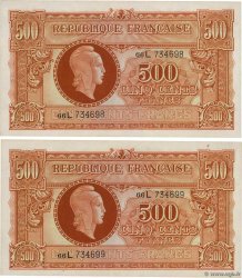 500 Francs MARIANNE Consécutifs FRANCE 1945 VF.11.01