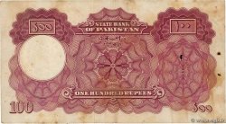 100 Rupees PAKISTAN  1953 P.14b TTB