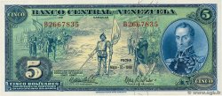 5 Bolivares Commémoratif VENEZUELA  1966 P.049 SPL