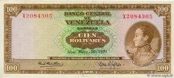 100 Bolivares VENEZUELA  1970 P.048g XF+