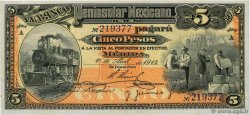 5 Pesos MEXIQUE Mérida 1914 PS.0465a pr.NEUF