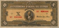 10 Pesos MEXIQUE Merida 1916 PS.1138